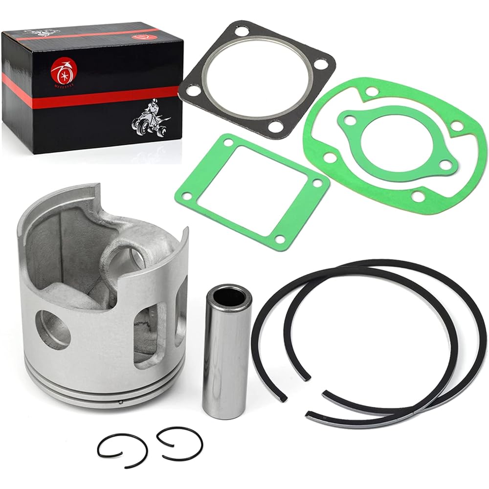 Oversize 0.5mm Piston Gasket Kit & Piston Ring for Yamaha G1 2 Cycle Gas Golf Cart 1978-1989