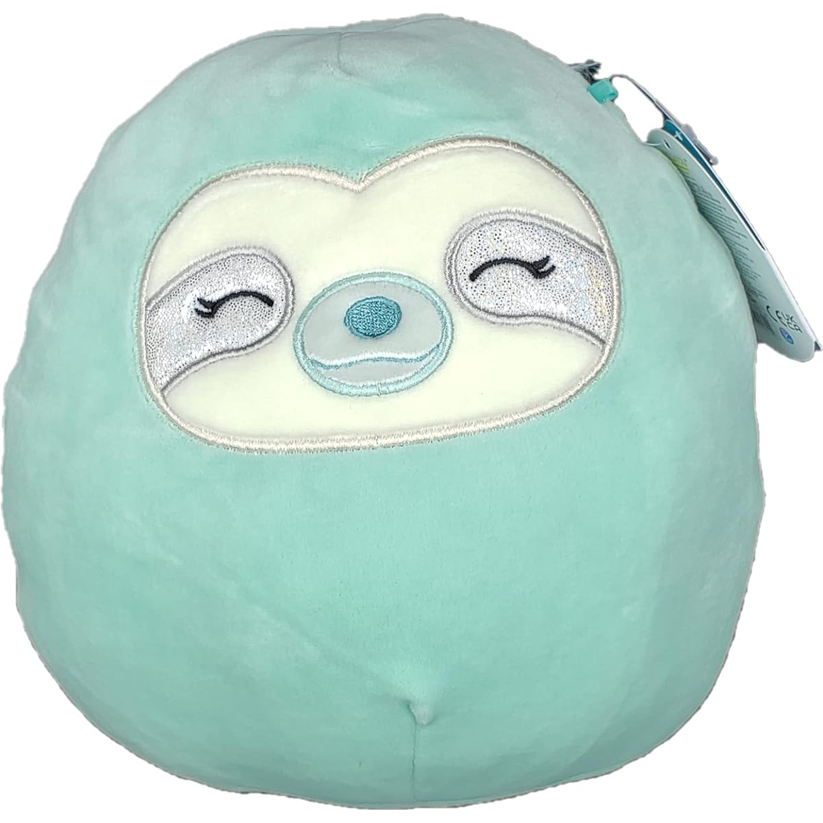 SQUISHMALLOW KellyToys - 8" (20cm) - Aqua Sloth - Super Soft Stuffed Animal Pillow Buddies Buddy Plush Toy Birthday Gift