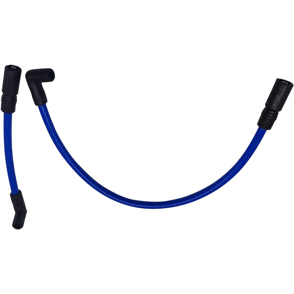 XtremeAmazing Blue 10.4mm Spark Plug Wire Set Harley-Davidson Big Twin FXD Dyna Softail