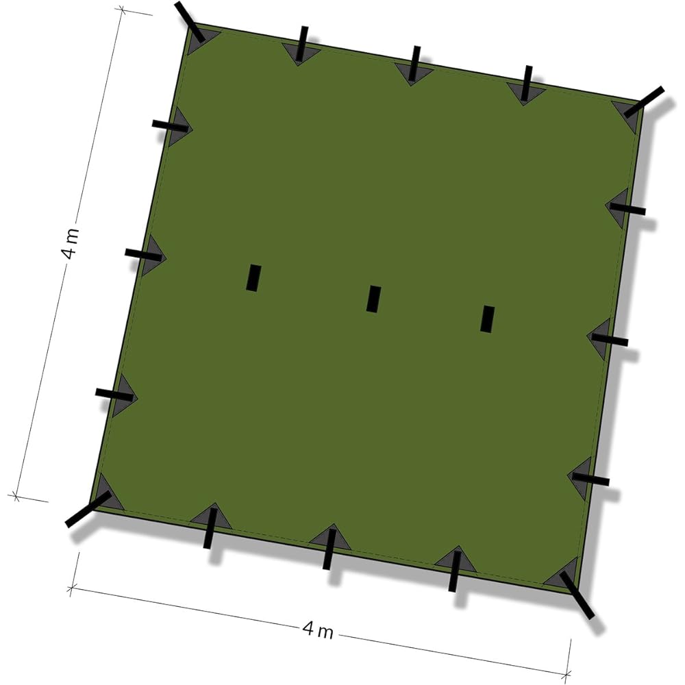 DD Hammocks DD Tarp 4×4 (Olive Green)