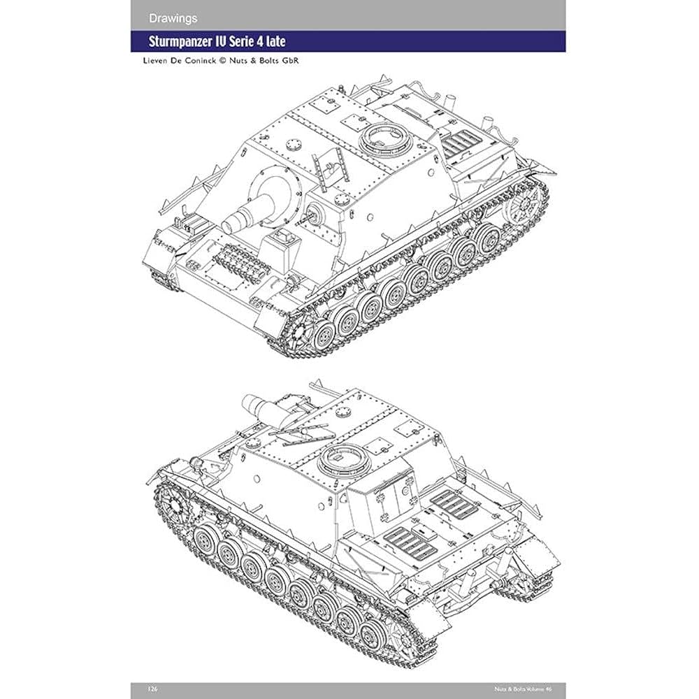 Nuts & Bolts Sd.Kfz.166 IV Assault Tank Brumbear Photo Collection Vol.46 Color Page