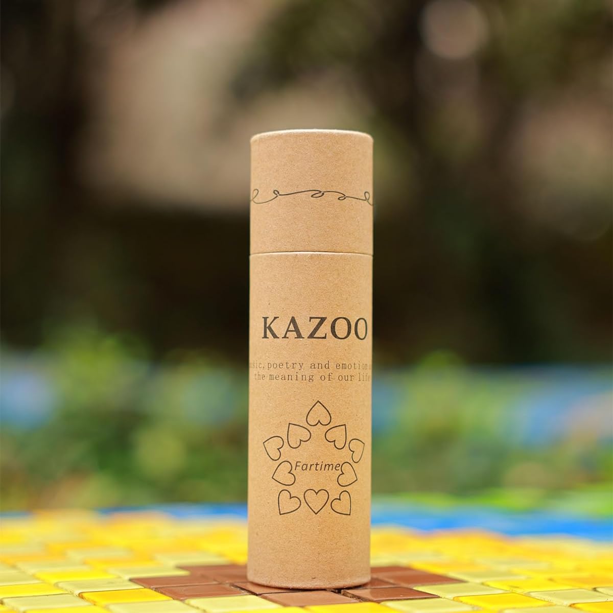 Fartime Black Exquisite Aluminum Alloy Kazoo with 5 Kazoo Diaphragms and Beautiful Gift Box Musical Instrument (Black)…