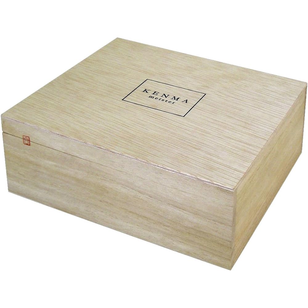 Wahei Freiz Stainless Steel Double Cup 260ml Set of 2 Polishing Meister in Wooden Box KM-024