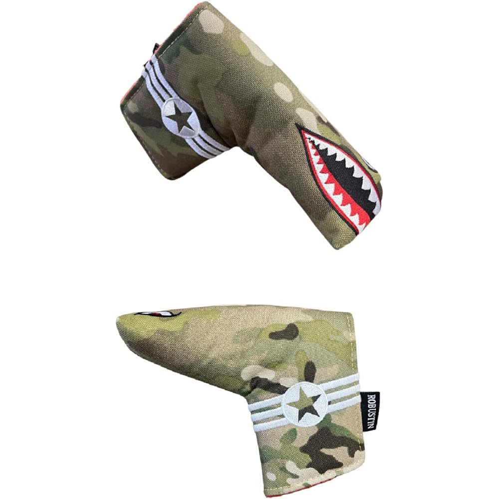 ROBUSTIN Golf Head Cover Set [Single Item] Driver Fairway Wood Utility Camouflage
