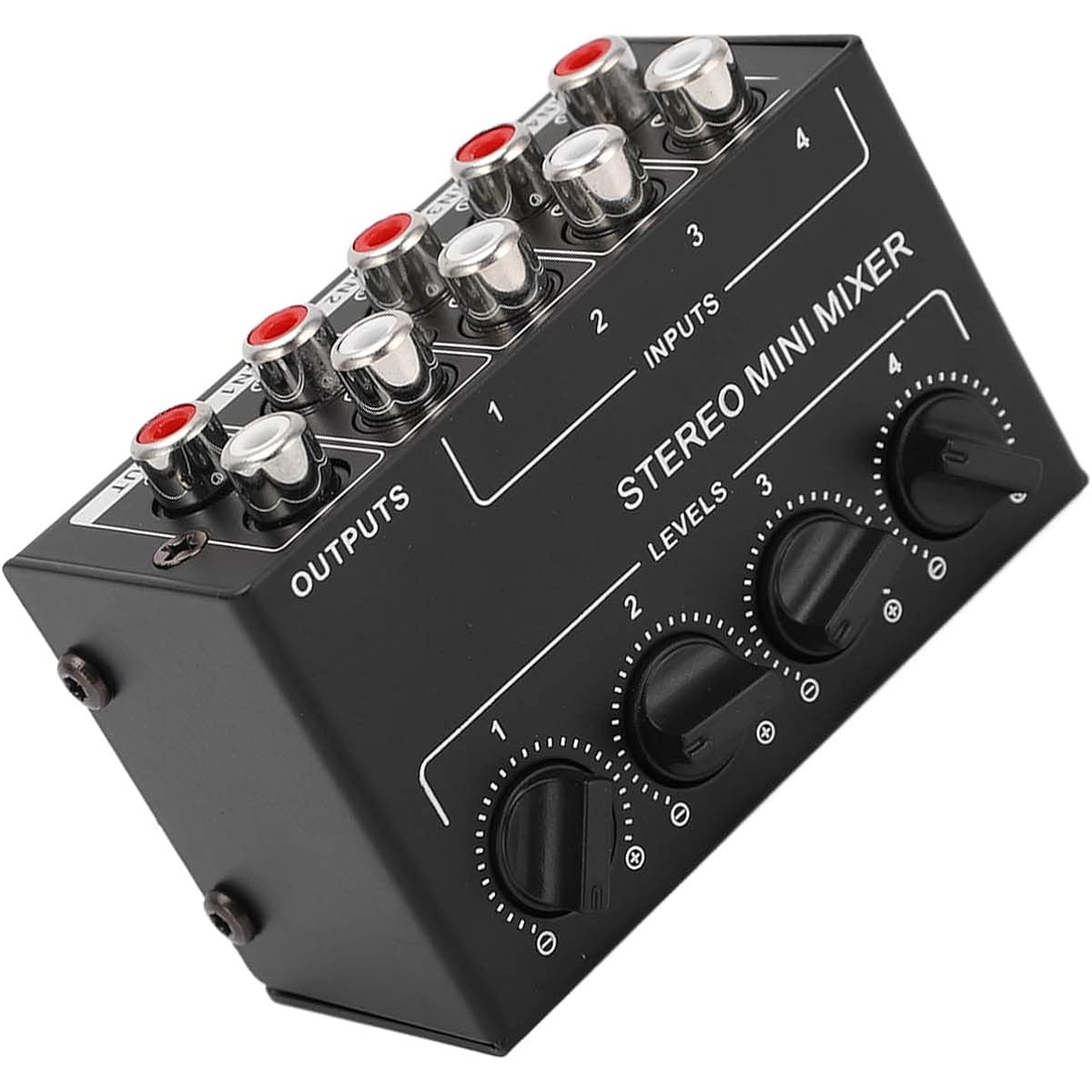 Stereo Line Mixer Audio Mixer Portable Passive for Mixing