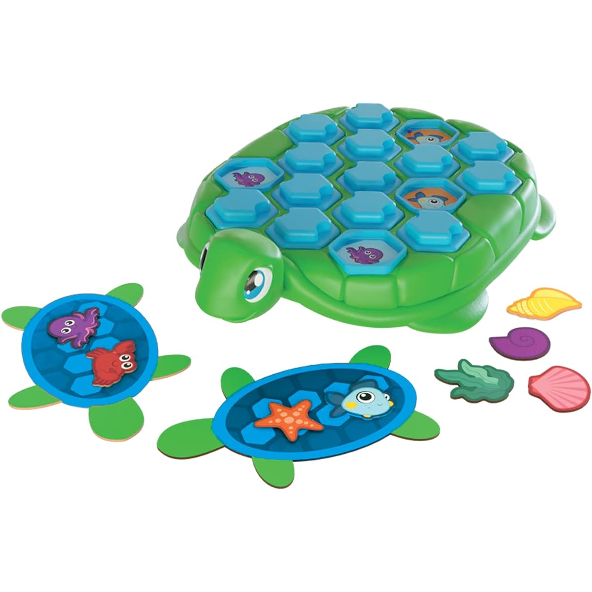 Goliath Shell Shape Game - Develops memory and matching skills as players decorate matching turtle shells