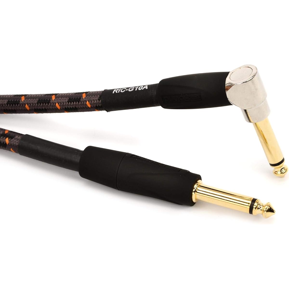 Roland Gold Series Instrument Cable Straight/Straight 1/4" Jack 25'