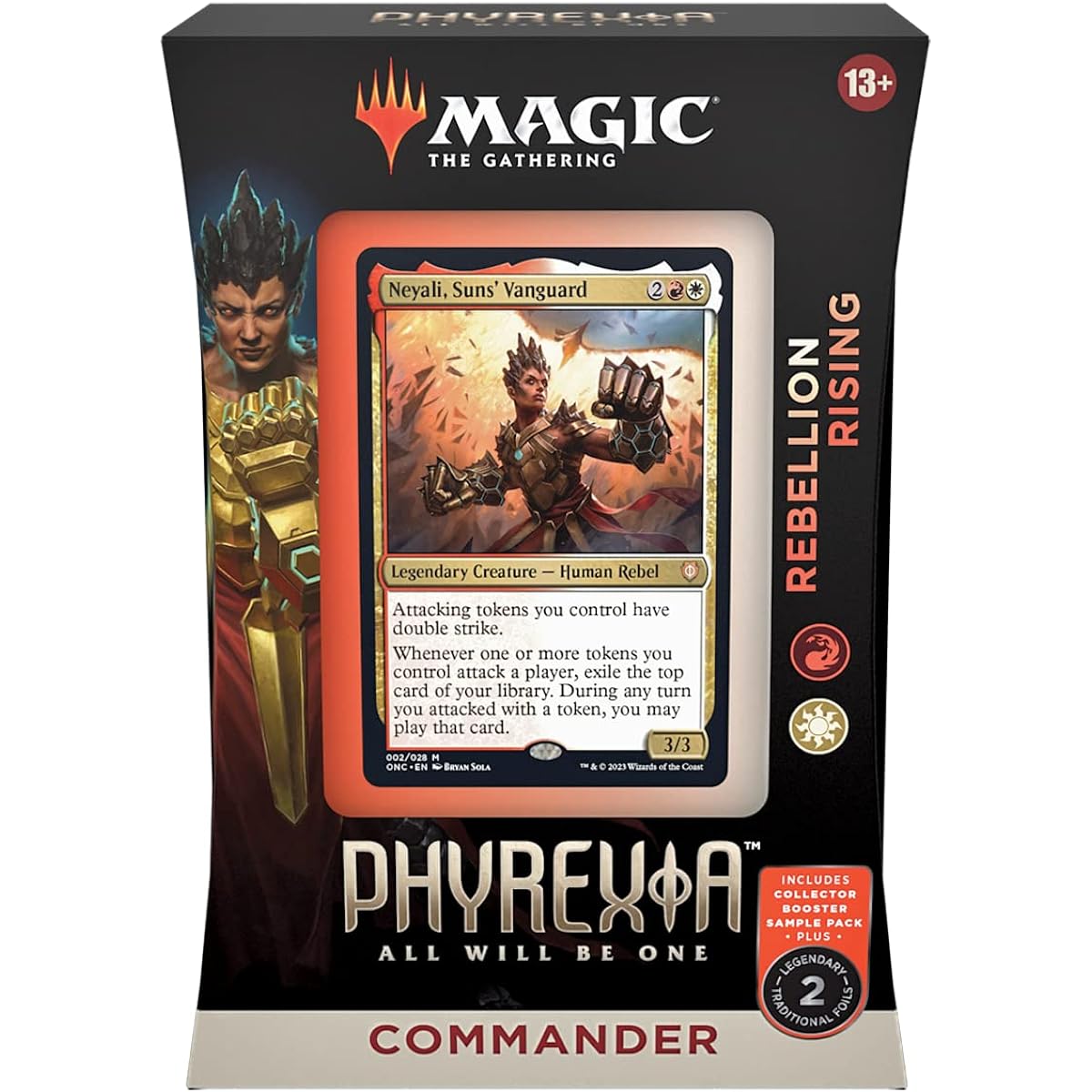 Magic: The Gathering Phyrexia: Complete Unified Commander Deck English Version "Rebellion Rising" MTG Trading Card Wizards of the Coast D11320000