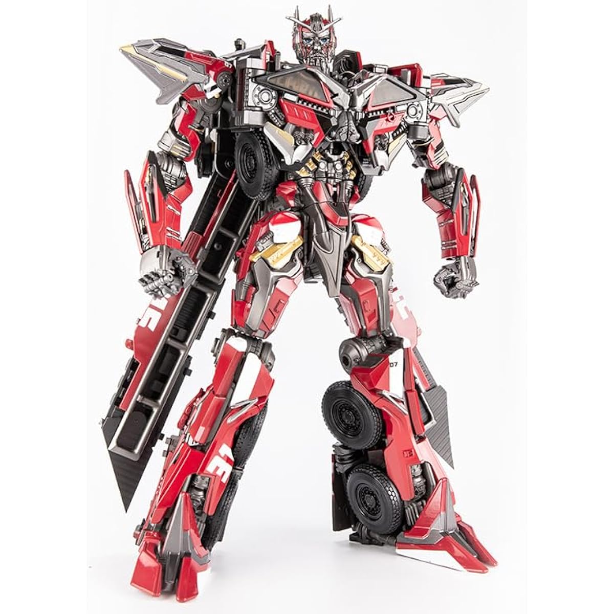BLACK MAMBA OV-01 SS-49 Enlarged Version Sentinel Prime Transformers 2011 Movie Sentinel Prime Fire Truck Transformers