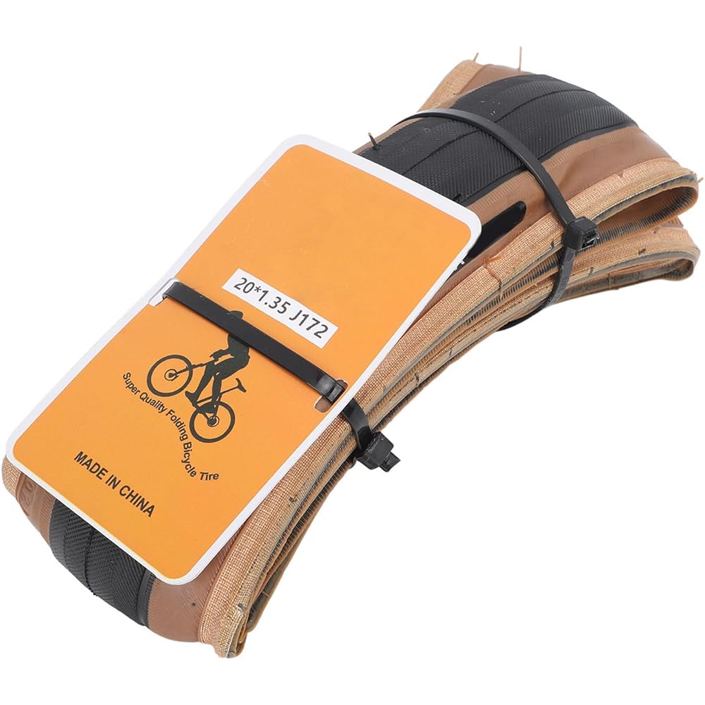 Portable Folding Tire 20 X 1.35 Inch Special Pattern Wear Resistant Rubber Replacement Durable Material for Road Bike