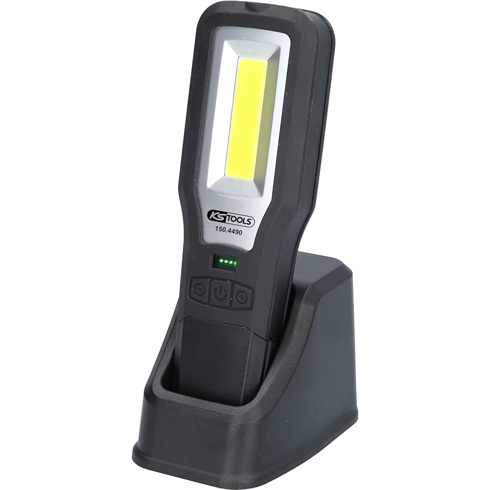 KS Tools Mobile Workshop Hand Lamp Foldable 550 Lumens 150.4490
