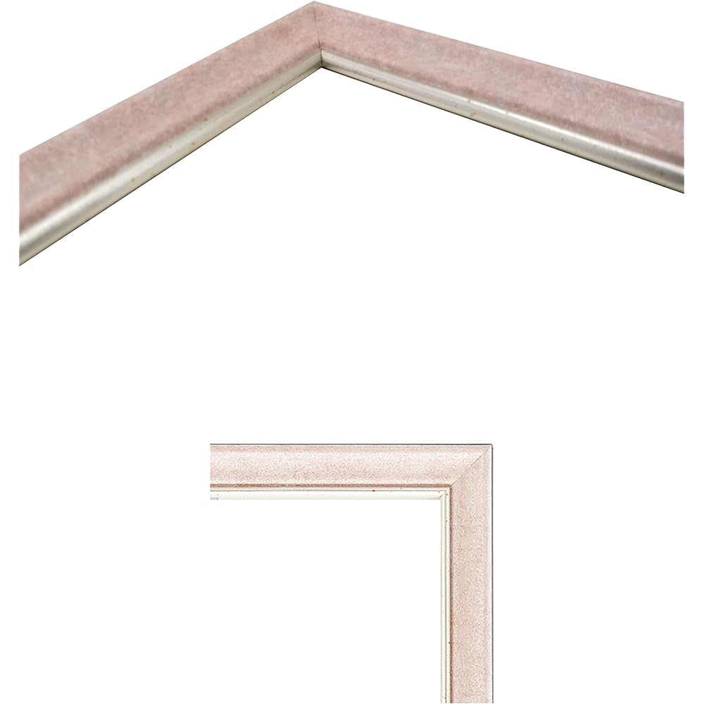 Large lightweight watercolor frame pink watercolor F8 8229