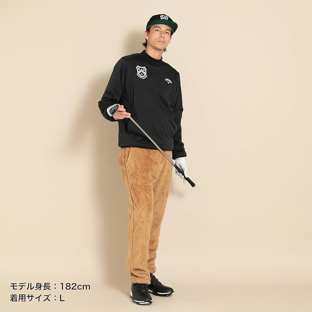 [Callaway] Men's Water Repellent High Neck Blouson (Star Stretch: Stretchy/Windproof) / Outerwear Golf / C23215108