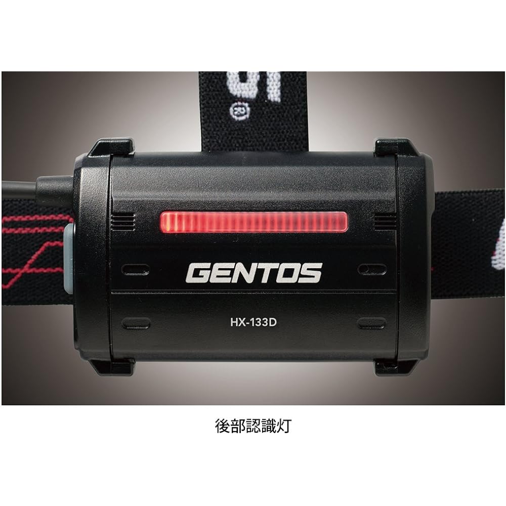 GENTOS Headlight [Brightness 220 lumens/Practical lighting for 8 hours] HX-133D Compliant with ANSI standards Light for power outages Disaster prevention