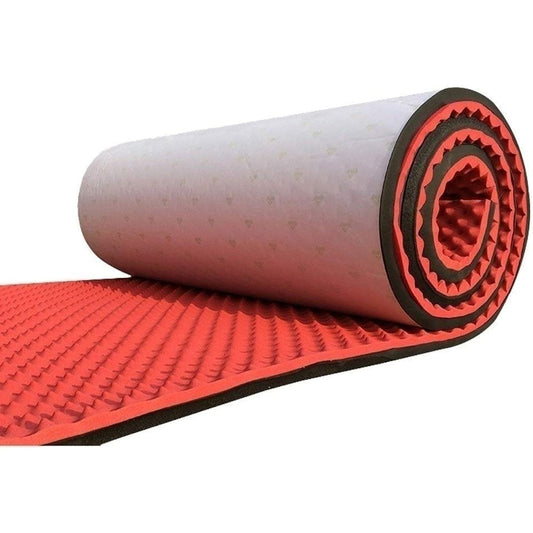 Anti-Noise Self-Adhesive Acoustic Room Treatment for Student Dorm Room Soundproofing Foam Noise Reduction Acoustic Panels Home Supplies (Blue) (Red)