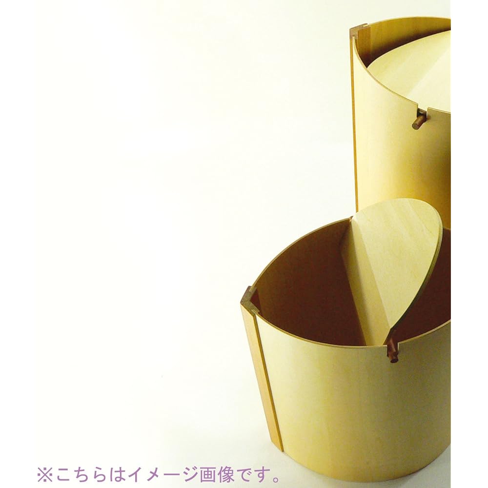 Wooden dust box LEAF DUST S Natural YK07-002 <38532>