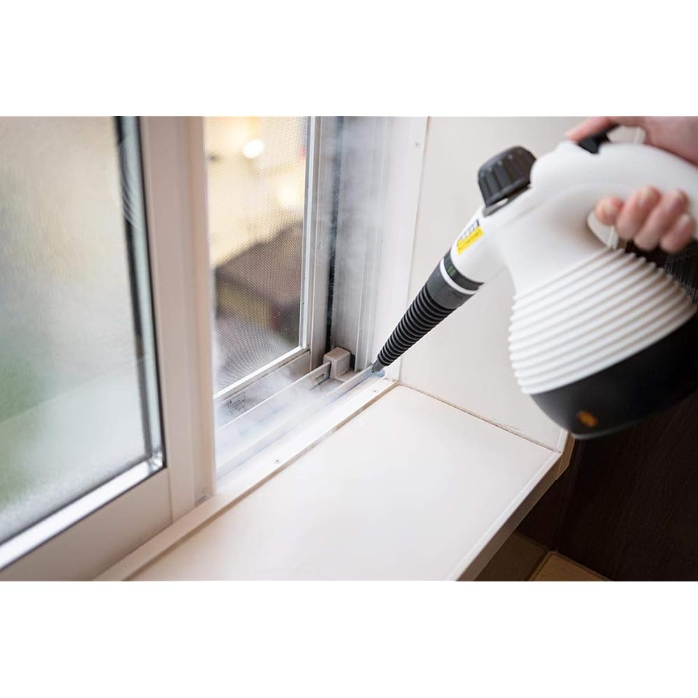 Ryson Handy Steam Cleaner KSCS-001W Home Appliance Vacuum Cleaner High Temperature Steam Powerful Easy to Carry Handy Type Compact