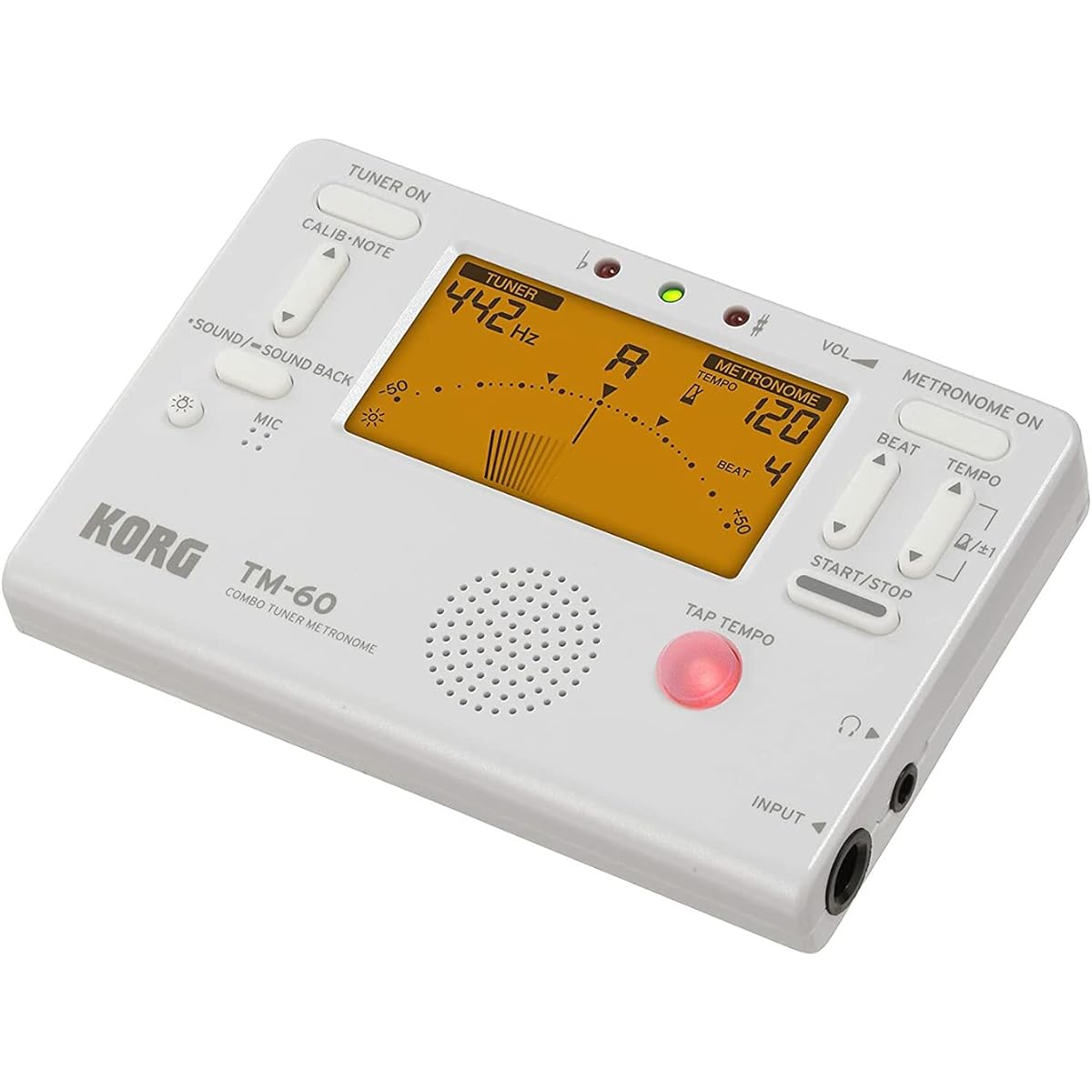 METRONOMO/AFINADOR TM - 60C WH KORG