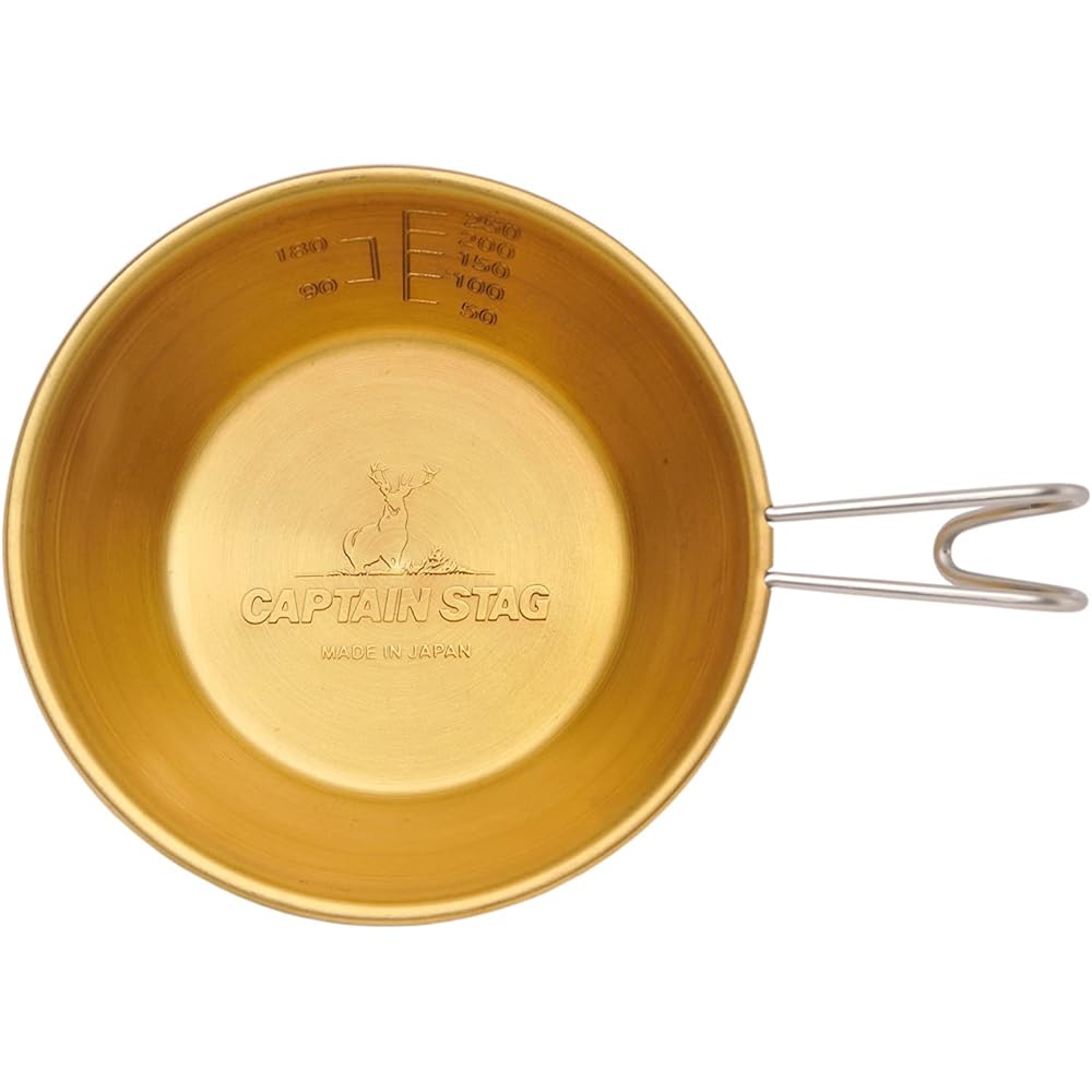 CAPTAIN STAG Sierra Cup Brass Sierra Cup 320ml Brass Made in Japan Made in Tsubame-Sanjo UH-66