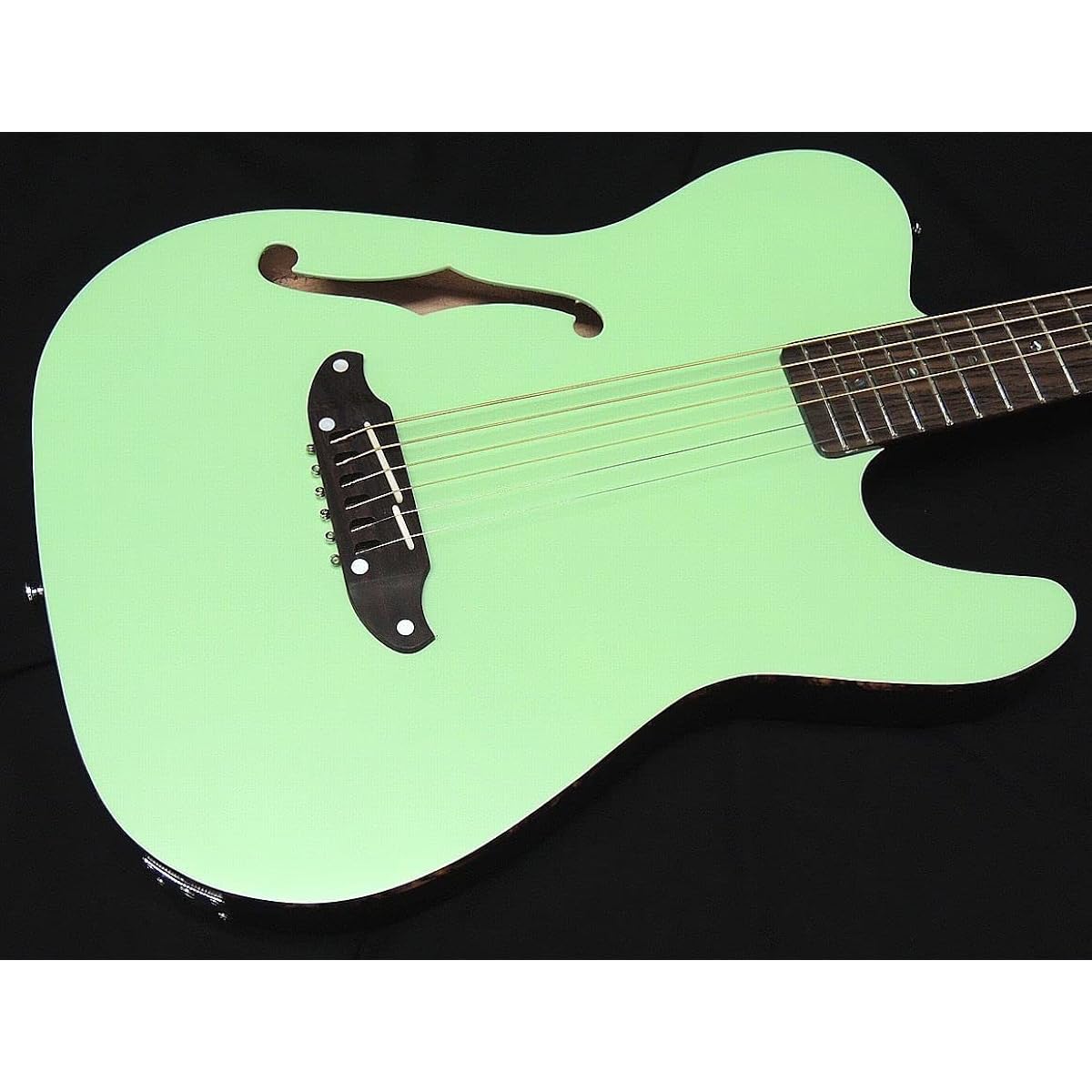 SCHECTER OL-FL SSG Oriental Line Schecter Thin Body Acoustic Guitar F Hole Electric Acoustic Satin Surf Green
