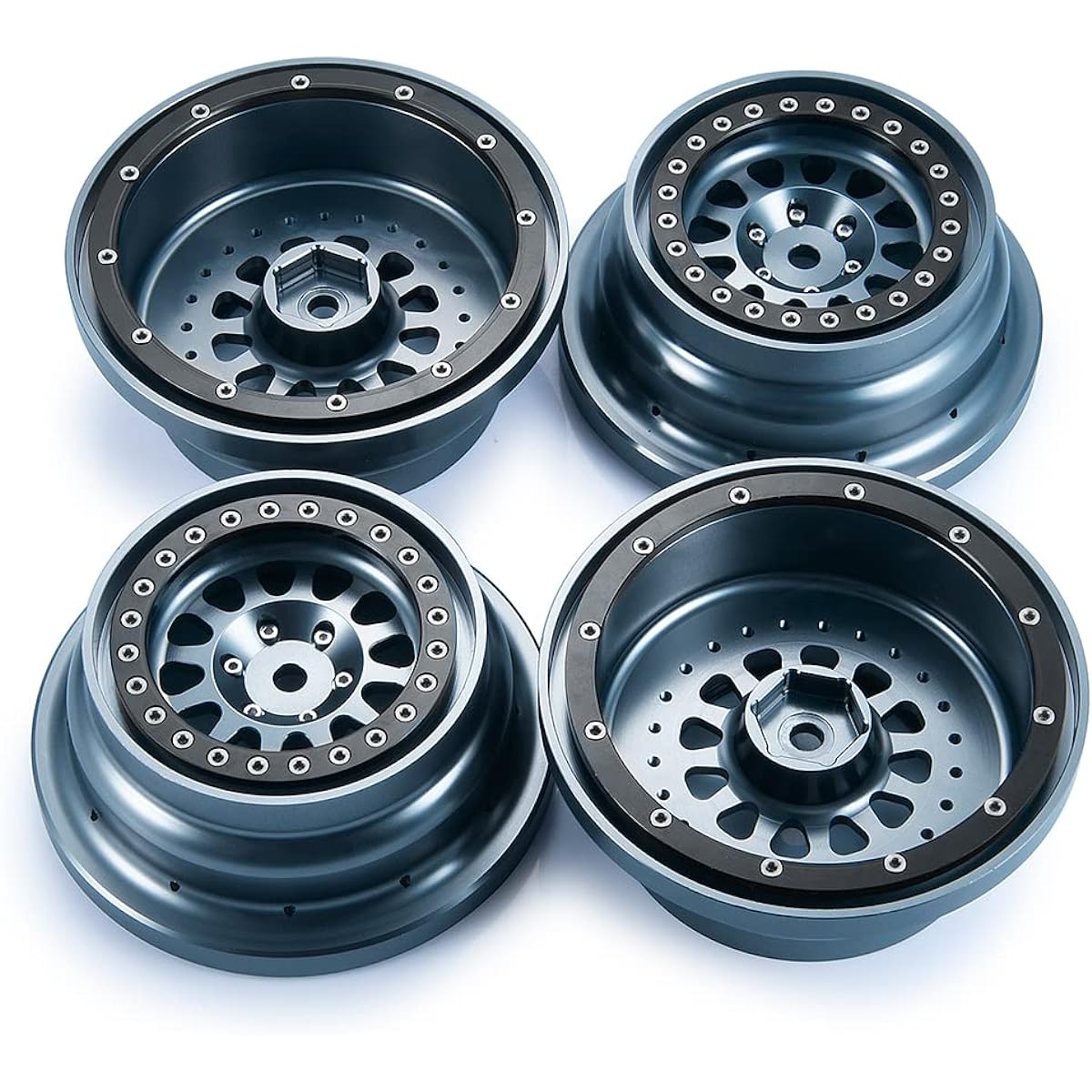 Benedict Harry Aluminum Beadlock Wheel Rim Hub for RC 1:7 UDR Unlimited Desert Racer