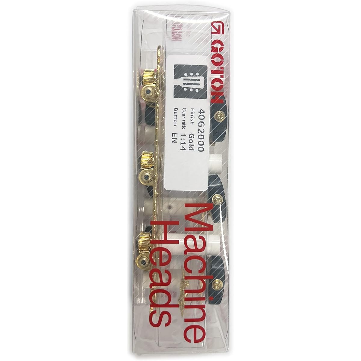GOTOH Classical Guitar Peg 39mm Pitch EN Knob Gold 40G2000-EN (40G-2000ENX/D)