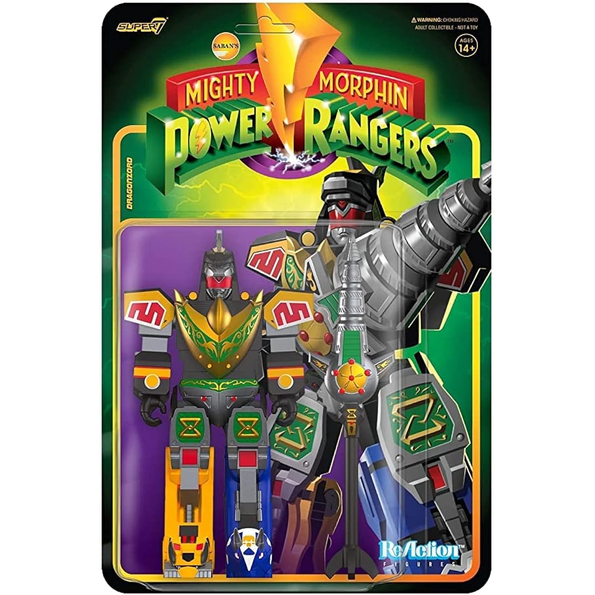 Mighty Morphin Power Rangers W3 DRAGONZORD Bat Reaction Figure RE-POWRW03-DZB-01