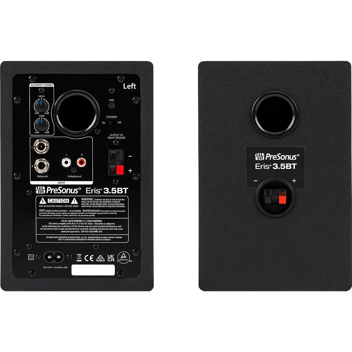 PreSonus Eris 3.5BT (2nd GEN) 2-way active monitor 3.5" Bluetooth compatible (pair)