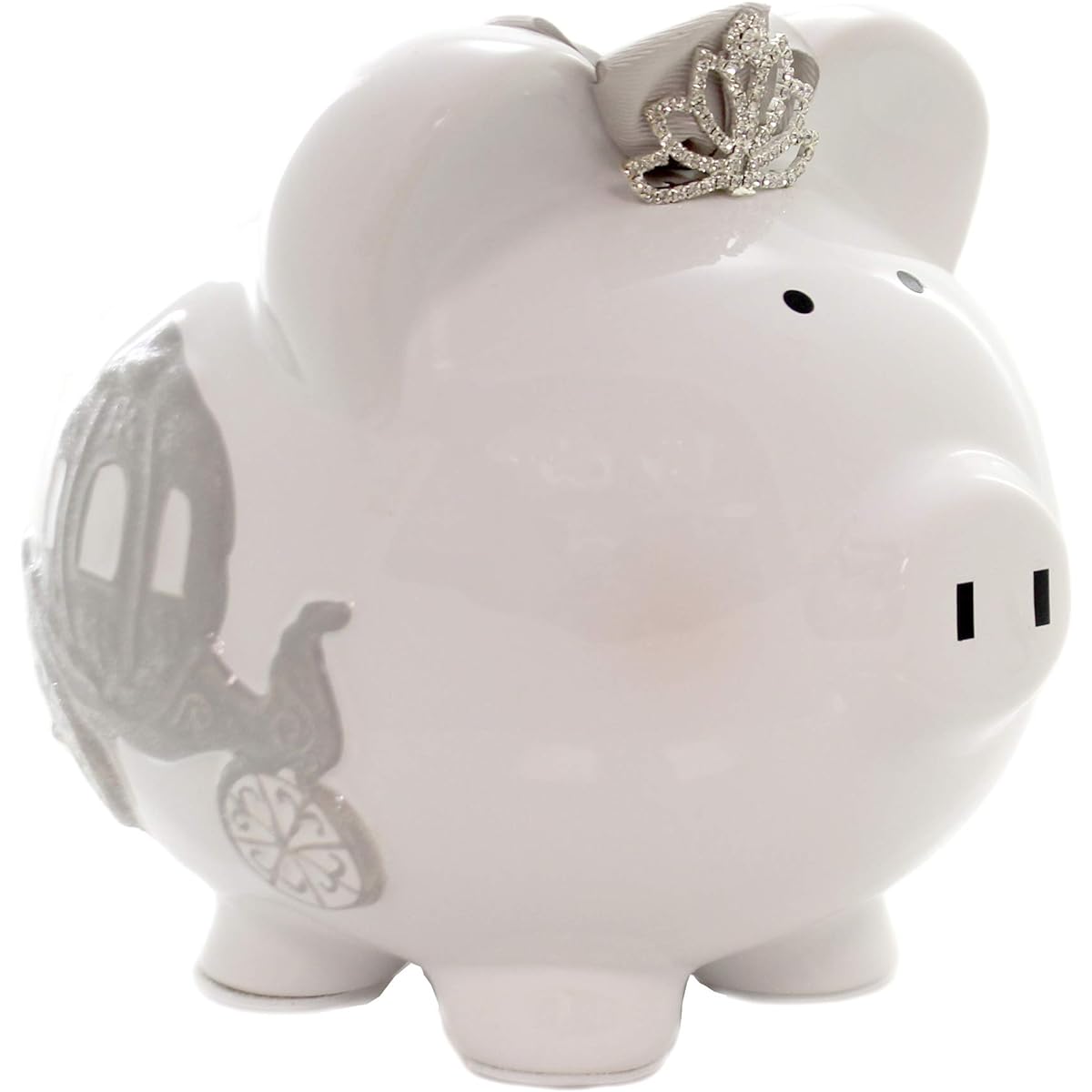 Child to Cherish Ceramic Piggy Bank for Girls (Multicolor)