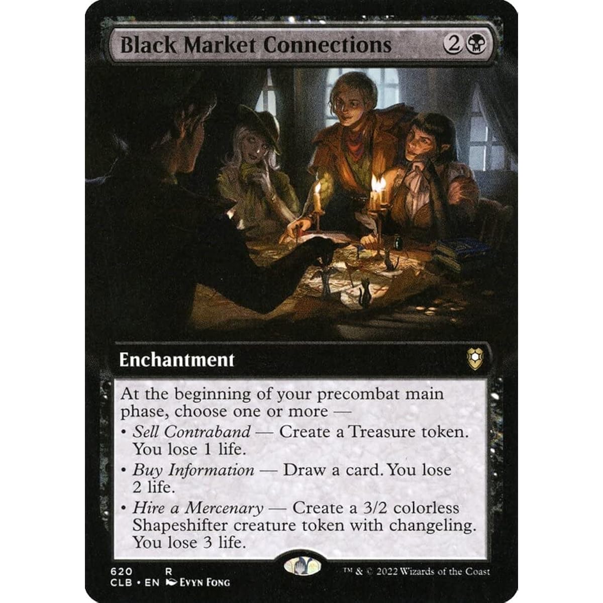 Magic: The Gathering - Black Market Connections (620) - Expanded Art - Battle at Balder's Gate