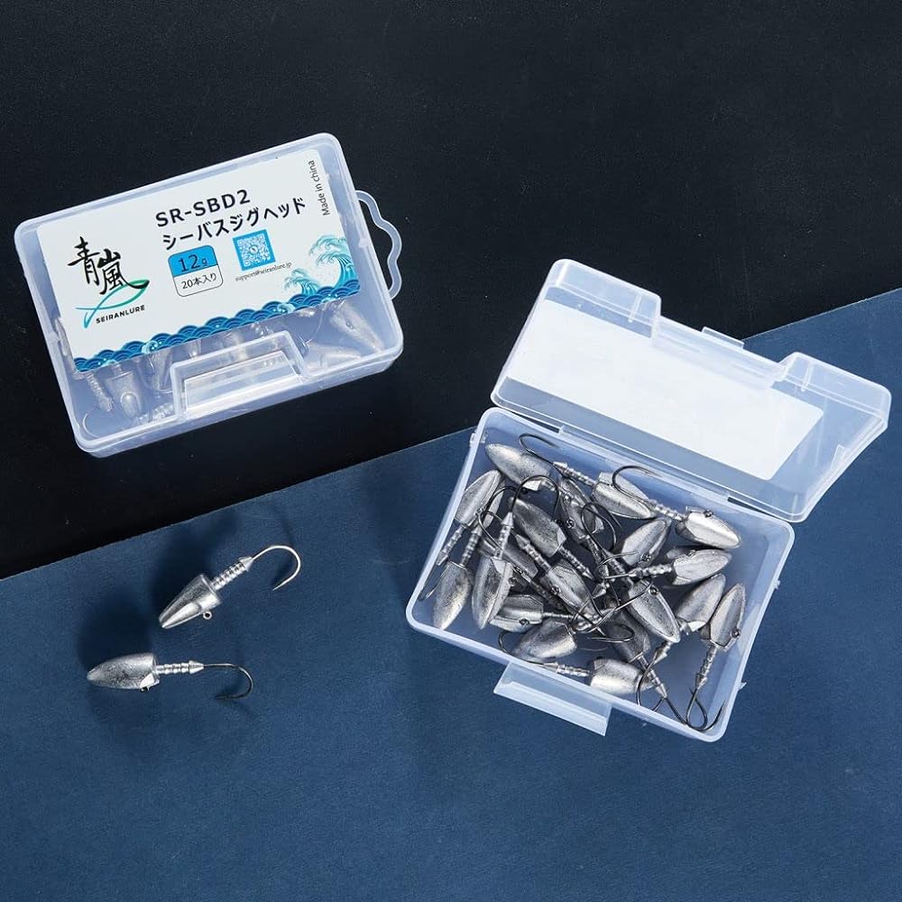 [Seiran Lure] Sea bass lure jig head 7g 10g 12g set jig head wind head jig head dirt jig head flounder blue fish BKK hook adopted