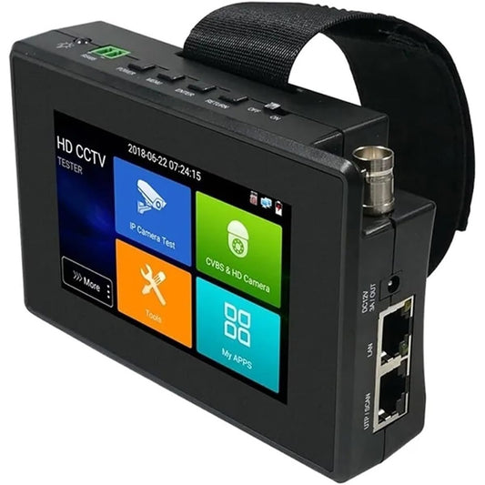 argeable Coaxial Camera Tester, CCTV Tester, IP Camera Ahd Mini Monitor, 4K VGA, IPC Tester, CCTV Poe Portable Monitor, Cftv Camera Cable Test, Field Work, Clear Image, Easy to Set Up, For Network Technicians (Color: IPC1800ADHPlus, Size: IPC1800ADHPlus)