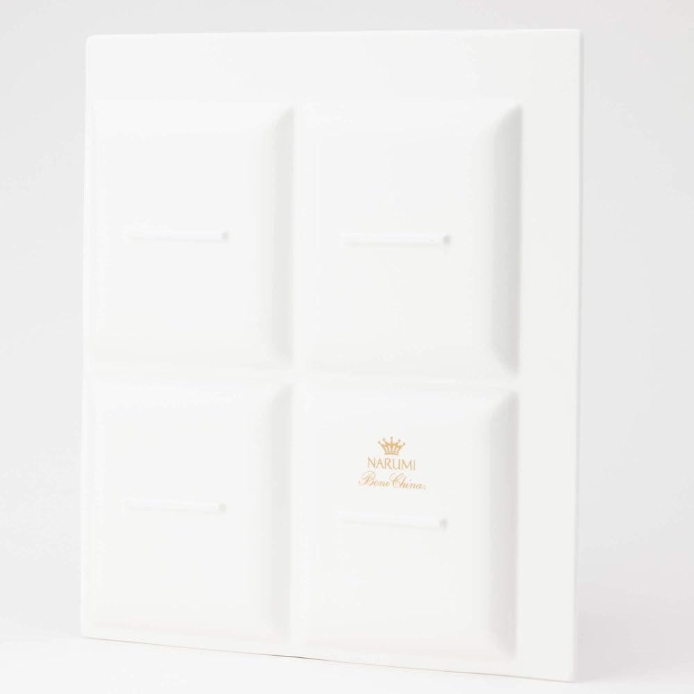 NARUMI Plate Pro Style White 27cm Divider Plate Microwave Warmable 50131-5658