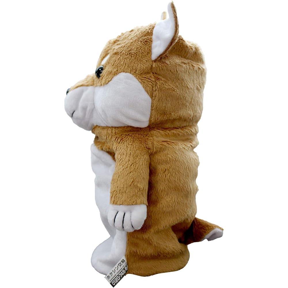 Hokushin Trading Shiba Inu Head Cover for Driver (460cc Compatible) Animal Head Cover WHC1726 Golf Cover Club Cover