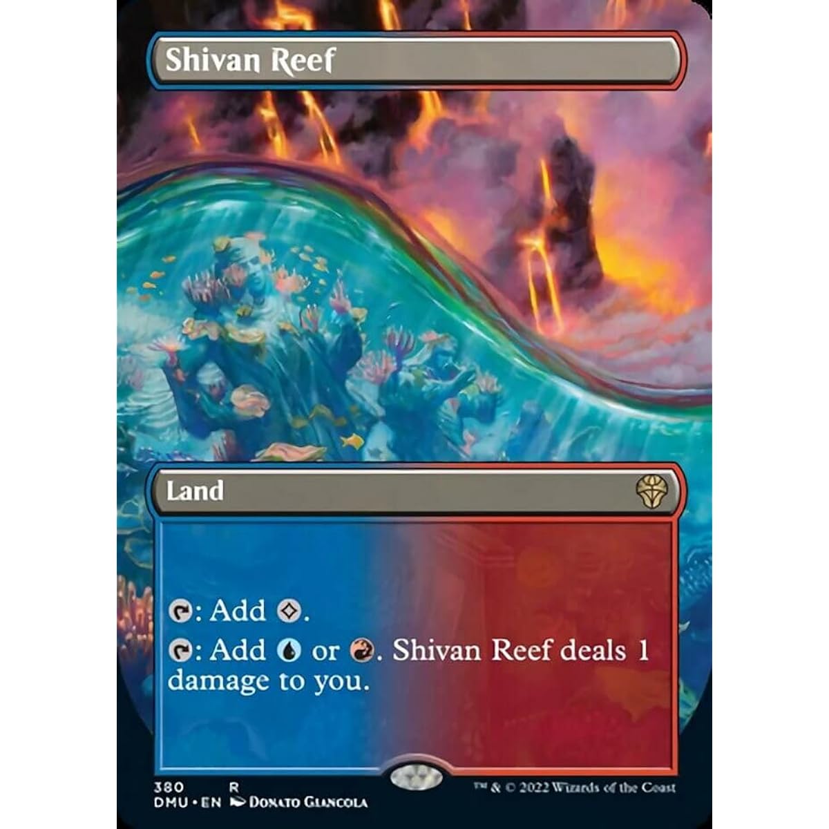 Magic: The Gathering - Shivan Reef (380) - Borderless - Dominaria United