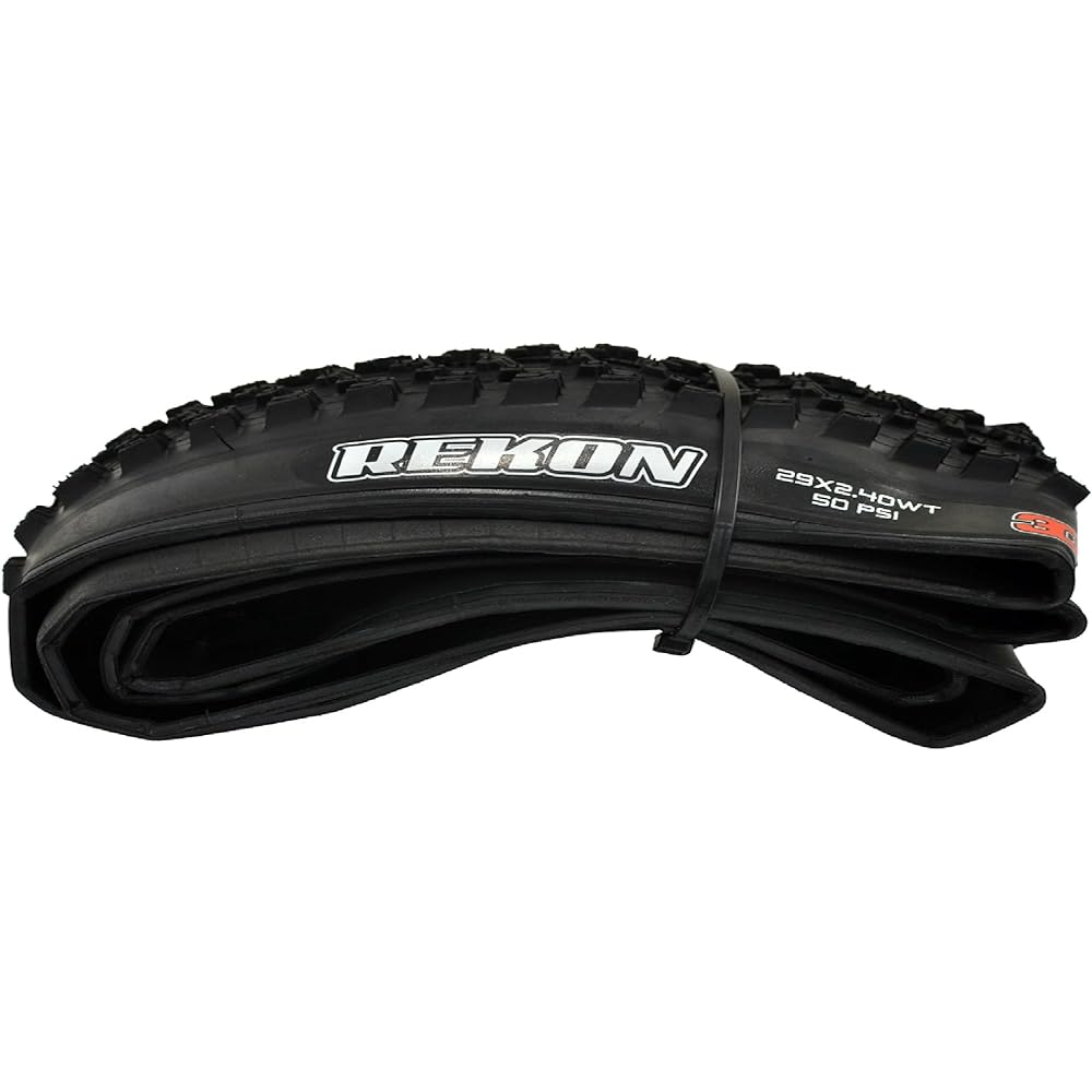 MAXXIS REKON M349RU MTB Folding Tire TR EXO 3C MaxxTerra 29x2.4" Tire, Black, MX2160
