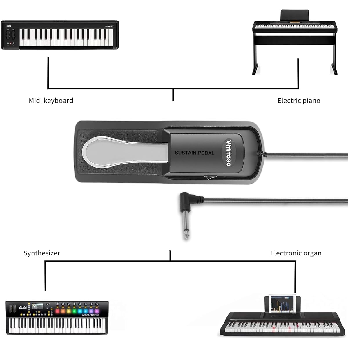 Vhffoso sustain pedal