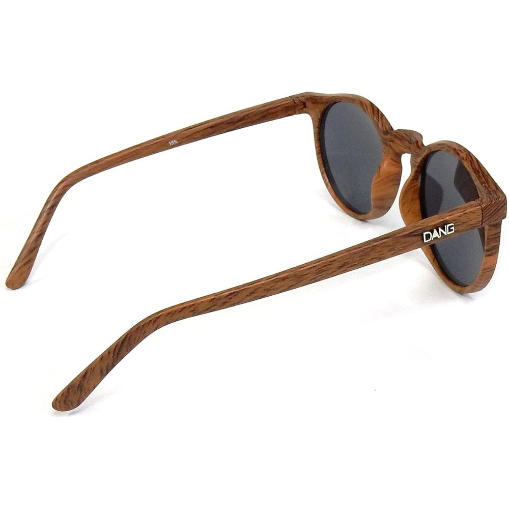 ▼DANG SHADES ATZ WoodMatte/BlackSmoke Polarized Sunglasses DANG SHADES vidg00416