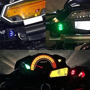 Speed Display Meter Kawasaki KLX 250 All Year Super Sherpa 250 1997-2010 KL250 KLX250 Motorcycle Gear Indicator Digital 1-6 Level Gear Meter