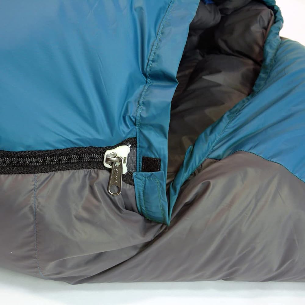 NANGA Sleeping Bag Outlet Down Shruff 450 Regular Lower Temperature -8 degrees Balsam Left Zipper