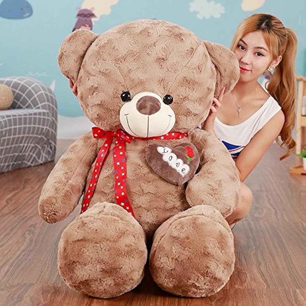 Bear stuffed animal large 100cm