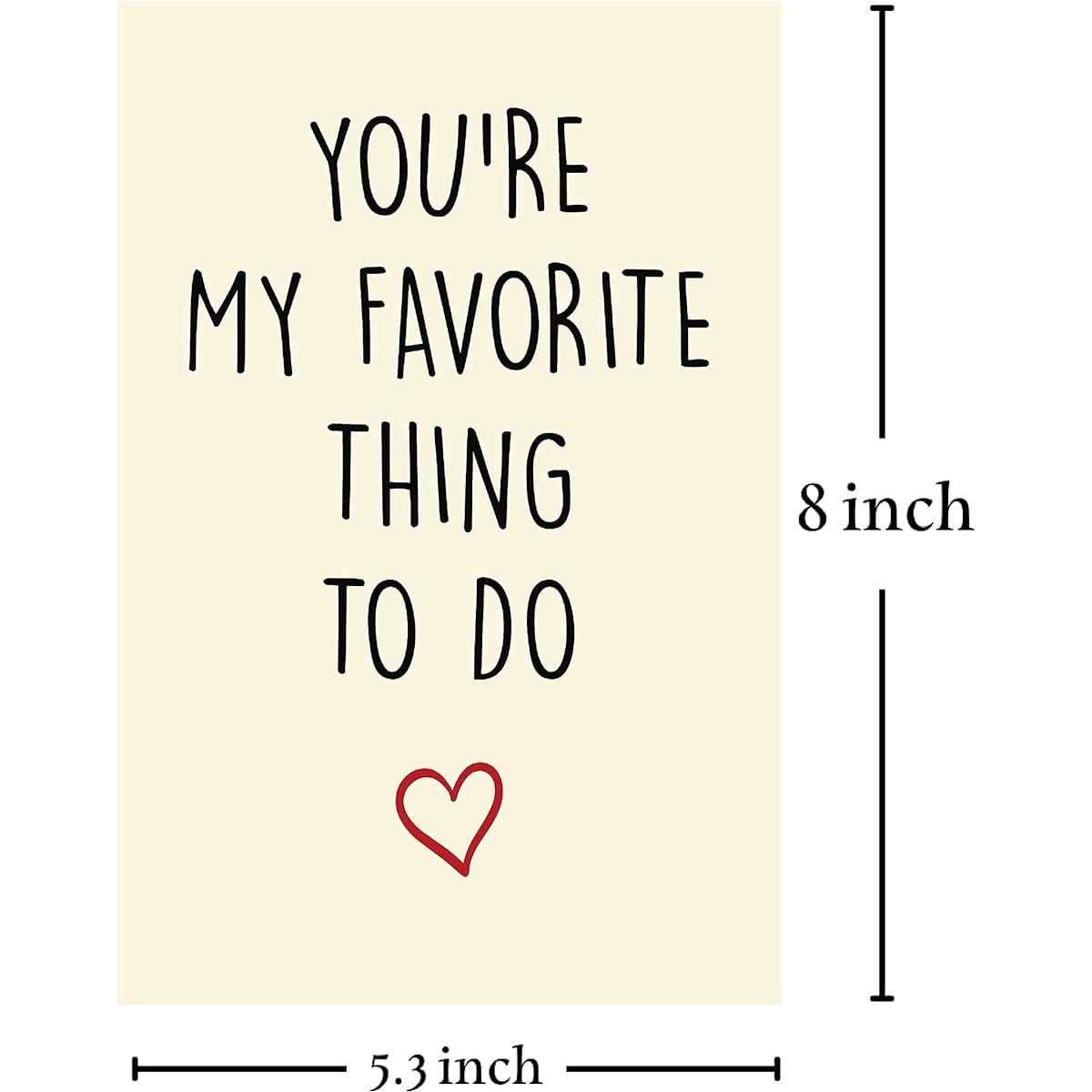 Cheerin Valentine's Day Card for Him or Her | Anniversary Card | Gift for Him or Her | Fun Gift Birthday Card for Husband/Wife/Boyfriend/Girlfriend/Men/Women