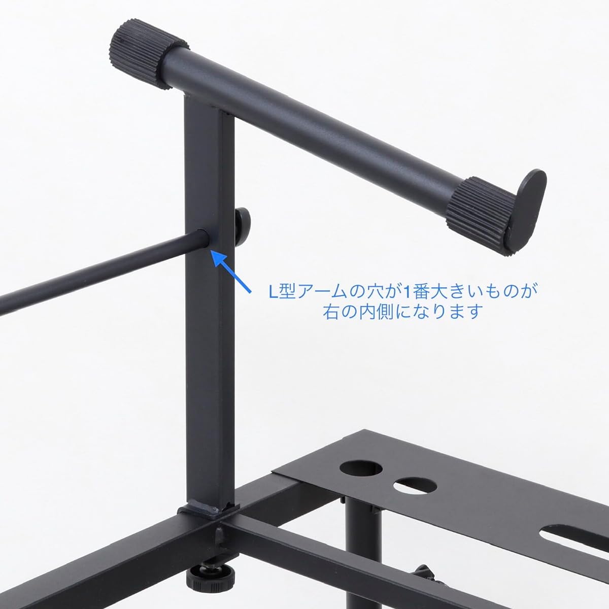 Kiktani keyboard stand with support arm KS-101+AD-25