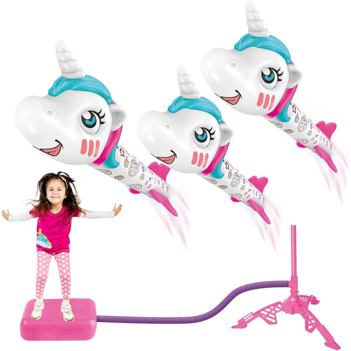 Unicorn Rocket Launcher Kids Outdoor Toy