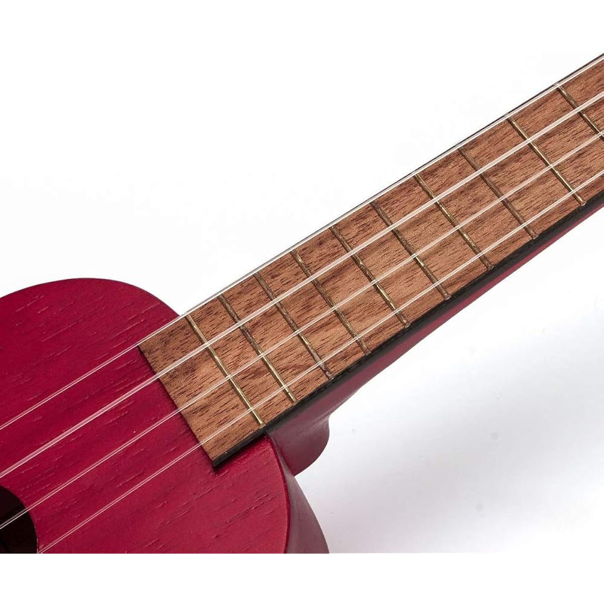 Ukulele 21 Inch Acoustic Ukulele Hawaii Guitar Musical Instrument for Beginners Entry Level Ukulele (Color : Red, Size : 21 inches)