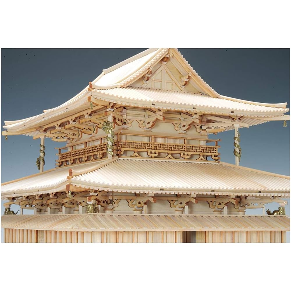 Woody Joe 1/75 Horyuji Temple Kondo Wooden Model Assembly Kit
