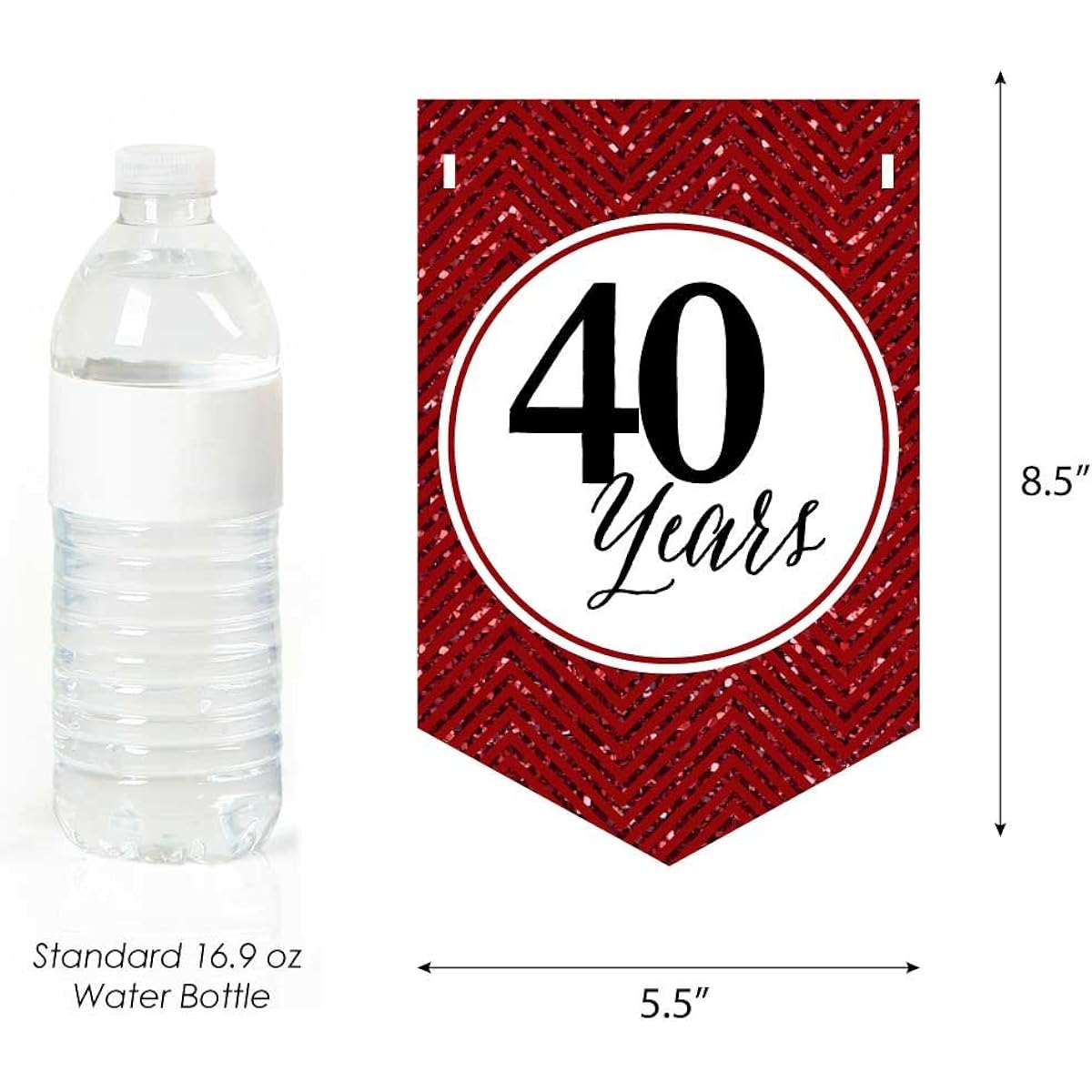We Still Do – 40th Wedding Anniversary Party Bunting Banner – Ruby Party Decorations – Happy Anniversary