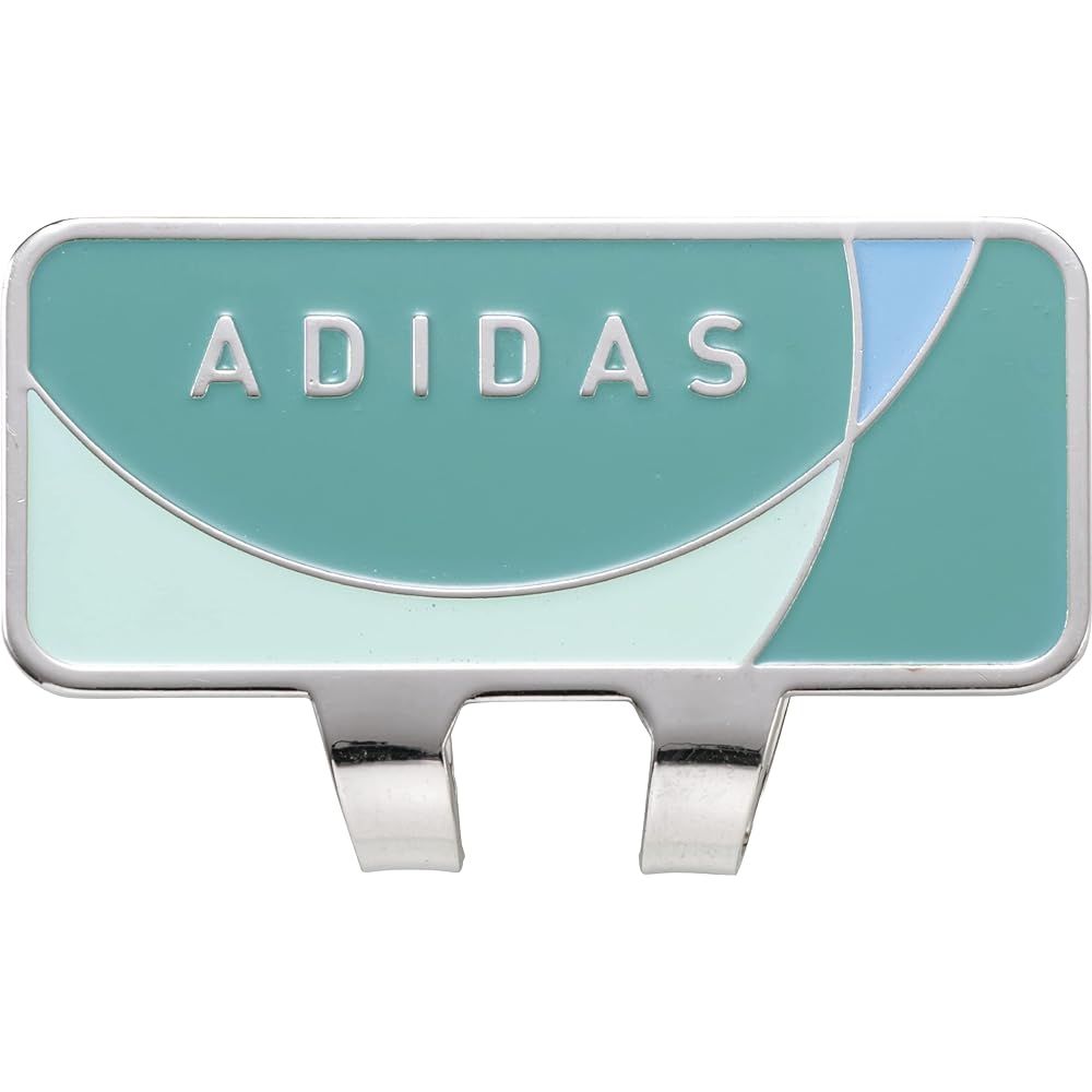 [Adidas Golf] Golf Marker Stained glass Clip Marker CourtGreen/PulseMit/PrelovedBlue