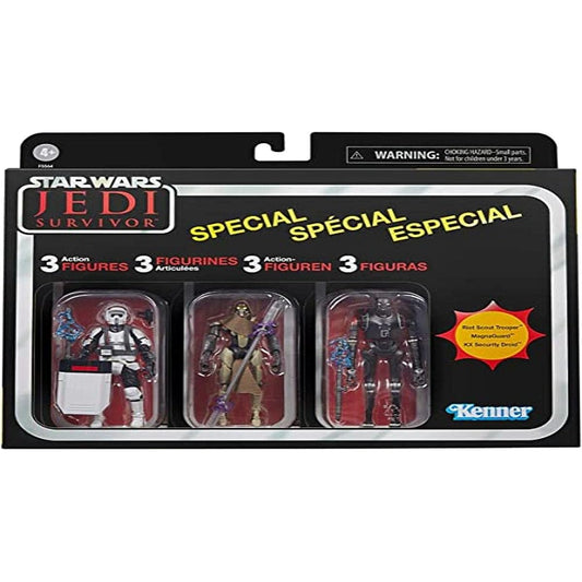 Star Wars The Vintage Collection Survivor Multipack 3.75 inch Action Figure / Star Wars The Vintage Collection Gaming Greats Star Wars Jedi: Survivor Multipack