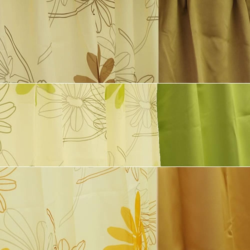 Arie Lace + Drape Curtain Plum 2 Set of 4 100 x 178cm Orange